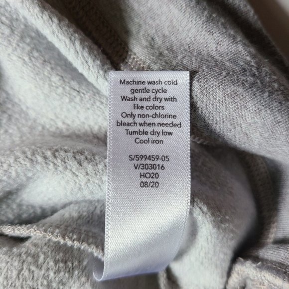 Athleta Girl Cozy Cross Your Fingers Gray Heather CAMO Sweatshirt Size XXL/16 - Picture 6 of 7